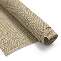 Blick Unprimed Belgian Linen Canvas - Type 79D, 76" x 50 yds, Rolled, close-up of roll