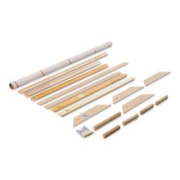 Fredrix Pro Series Dixie Cotton Canvas Kit - 48" x 60" pieces laid out