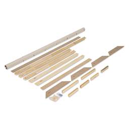 Fredrix Pro Series Dixie Cotton Canvas Kit - 48" x 72" pieces laid out