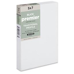 Blick Premier Stretched Cotton Canvas - Traditional Profile, Back-Stapled, 5" x 7"