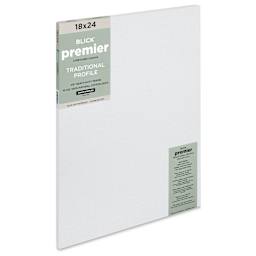 Blick Premier Stretched Cotton Canvas - Traditional Profile, Back-Stapled, 18" x 24"