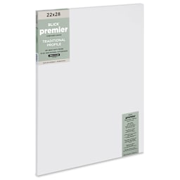 Blick Premier Stretched Cotton Canvas - Traditional Profile, Back-Stapled, 22" x 28"