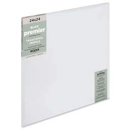 Blick Premier Stretched Cotton Canvas - Traditional Profile, Back-Stapled, 24" x 24"