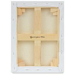 Masterpiece Monterey Cotton Canvas - Back of Vincent 7/8" canvas showing stretcher bars and keys
