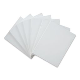 Blick Super Value Canvas Pack - 11'' x 14'', Pkg of 7 (front of canvases out of packaging)