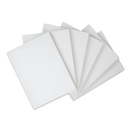 Blick Super Value Canvas Pack - 12'' x 16'', Pkg of 6 (front of canvases out of packaging)