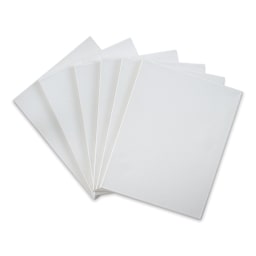 Blick Super Value Canvas Pack - 14'' x 18'', Pkg of 6 (front of canvases out of packaging)