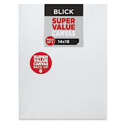 Blick Super Value Canvas Pack - 14'' x 18'', Pkg of 6