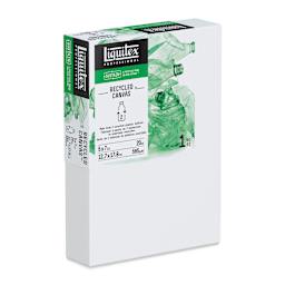 Liquitex Recycled Stretched Canvas - 5" x 7", 1-3/8" Deep Edge Profile, at an angle