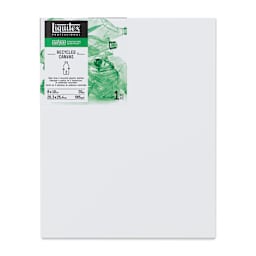 Liquitex Recycled Stretched Canvas - 8" x 10", 1-3/8" Deep Edge Profile, front view