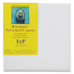 Strathmore 300 Series Stretched Cotton Canvas - 1-3/8" Profile, 5" x 5"