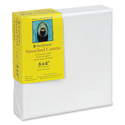 Strathmore 300 Series Stretched Cotton Canvas - 1-3/8" Profile, 6" x 6" side view