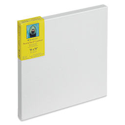 Strathmore 300 Series Stretched Cotton Canvas - 1-3/8" Profile, 16" x 16" side view
