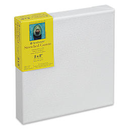 Strathmore 300 Series Stretched Cotton Canvas - 1-3/8" Profile, 8" x 8" side view