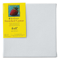 Strathmore 300 Series Stretched Cotton Canvas - 3/4" Profile, 6" x 6"