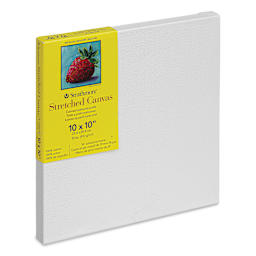 Strathmore 300 Series Stretched Cotton Canvas - 3/4" Profile, 10" x 10" side view