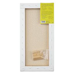 Strathmore 300 Series Stretched Cotton Canvas - 3/4" Profile, 10" x 20" back