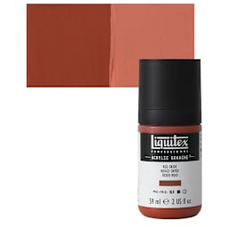 Liquitex Acrylic Gouache - Red Oxide, 59 ml bottle and swatch