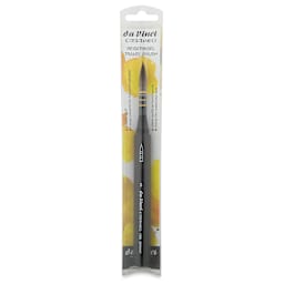 Da Vinci Casaneo Synthetic Squirrel Watercolor Brush - Travel Quill Round, Size 2, Short Handle, Synthetic (in package)