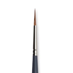 Winsor & Newton Professional Watercolor Synthetic Sable Brush - Pointed Round, Size 4, Short Handle (close-up)