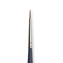Winsor & Newton Professional Watercolor Synthetic Sable Brush - Round, Size 0, Short Handle (close-up)
