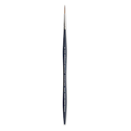 Winsor & Newton Professional Watercolor Synthetic Sable Brush - Rigger, Size 0, Short Handle