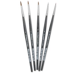 Da Vinci Colineo Synthetic Kolinsky Sable Brushes - Set of 5, Mini Detail Set 4054