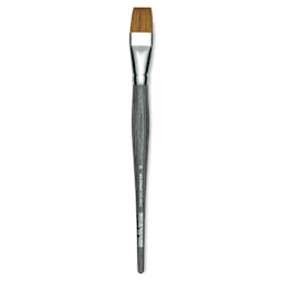 Da Vinci Colineo Synthetic Kolinsky Sable Brush - Flat, Size 20, Short Handle