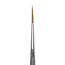 Da Vinci Colineo Synthetic Kolinsky Sable Brush - Rigger, Size 4, Short Handle (close-up)