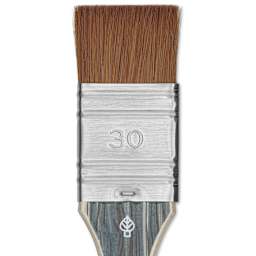 Da Vinci Colineo Synthetic Kolinsky Sable Brush - Mottler, Size 30, Short Handle, close-up