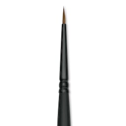 Raphaël Stradivarius Synthetic Kolinsky Sable Brush - Round, Size 3/0, Short Handle (close-up)
