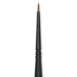Raphaël Stradivarius Synthetic Kolinsky Sable Brush - Round, Size 5/0, Short Handle (close-up)