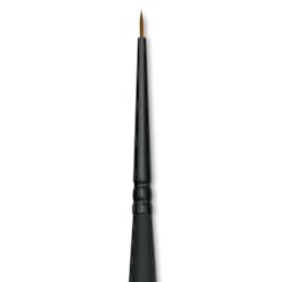 Raphaël Stradivarius Synthetic Kolinsky Sable Brush - Round, Size 6/0, Short Handle (close-up)