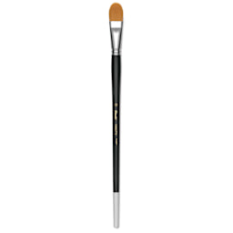 Utrecht Synthetic Sablette Brush - Long Handle, Filbert, Size 22