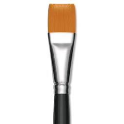 Utrecht Synthetic Sablette Brush - Short Handle, Wash, Size 1", close-up
