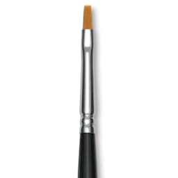 Utrecht Synthetic Sablette Brush - Long Handle, Bright, Size 2, close-up