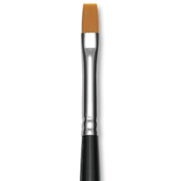 Utrecht Synthetic Sablette Brush - Long Handle, Bright, Size 6, close-up