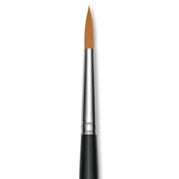 Utrecht Synthetic Sablette Brush - Long Handle, Round, Size 12, close-up