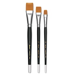 Utrecht Synthetic Sablette Brushes - Long Handle, Wash brushes 