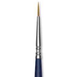 Escoda Chronos Brush - Short Handle, Round, Size 1, close-up