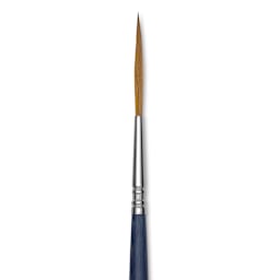 Escoda Chronos Brush - Short Handle, Rigger, Size 2, close-up