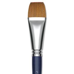 Escoda Chronos Brush - Short Handle, Bright, Size 1", close-up