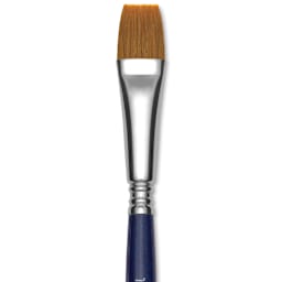 Escoda Chronos Brush - Short Handle, Bright, Size 1/2", close-up
