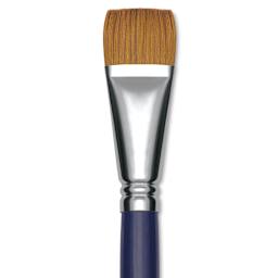 Escoda Chronos Brush - Long Handle, Bright, Size 1", close-up