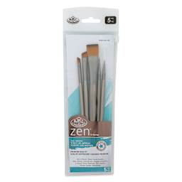 Royal & Langnickel Zen Brushes - Set 739, Set of 5, front of packaging