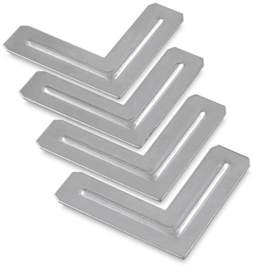 Best Pro-Bar System - Set of 4 Steel Corners for Stretcher Bar shown