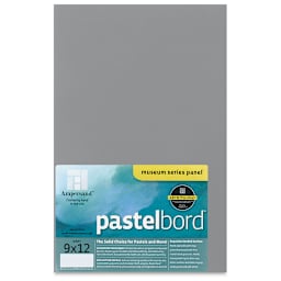 Ampersand Pastelbord Panel - 9" x 12", 1/8" Profile, Gray