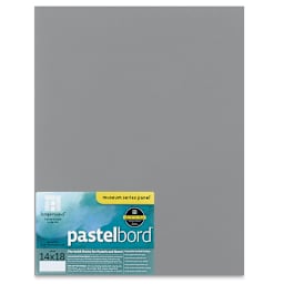 Ampersand Pastelbord Panel - 14" x 18", 1/8" Profile, Gray