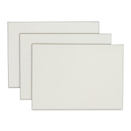 Ampersand Pastelbord Panel Pack - 5" x 7", 1/8" Profile, White, Pkg of 3 out of package