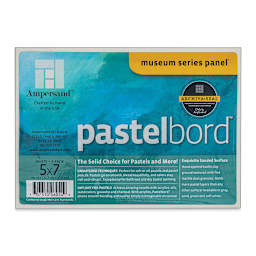 Ampersand Pastelbord Panel Pack - 5" x 7", 1/8" Profile, White, Pkg of 3 front of package
